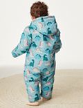 Hooded Dinosaur Print Snowsuit (0-3 Yrs)