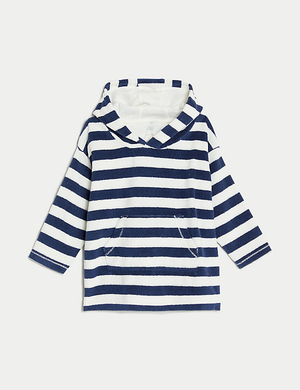 Cotton Rich Striped Hoodie (0-3 Yrs) - AT