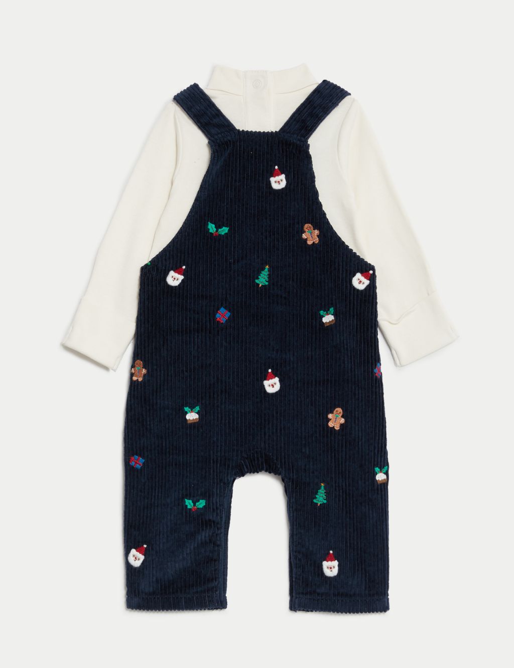 2pc Pure Cotton Christmas Outfit (0-3 Yrs) image 2