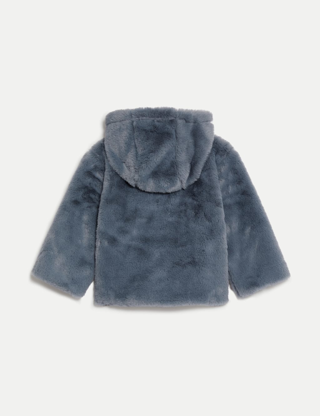 Hooded Faux Fur Jacket (0-3 Yrs) image 3