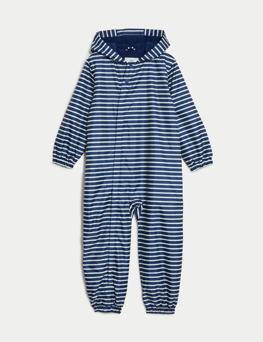 Hooded Striped Puddlesuit (3-5 Yrs) image 1