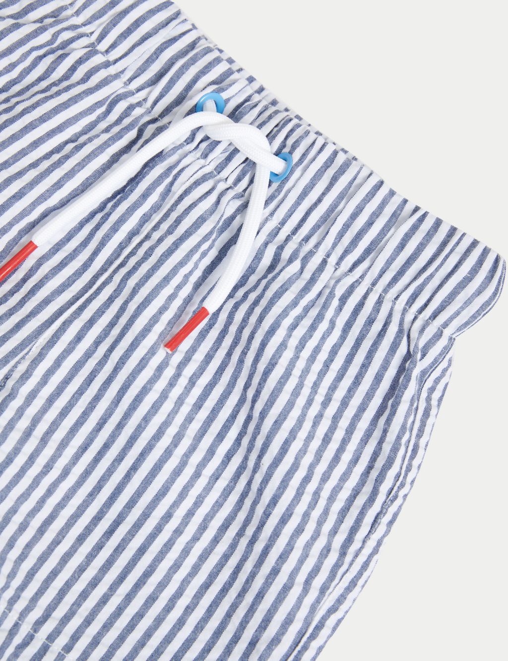 Cotton Blend Striped Swim Shorts (0-3 Yrs) image 3