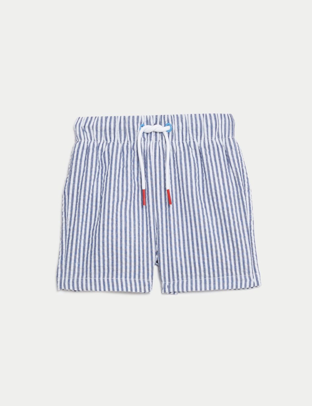 Cotton Blend Striped Swim Shorts (0-3 Yrs) image 1