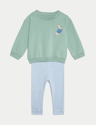 2pc Cotton Rich Peter Rabbit™ Outfit (0-3 Yrs)