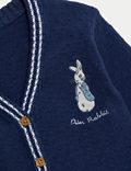 Strickjacke aus reiner Baumwolle mit Peter Rabbit™-Motiv (0–36 Monate)