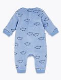 Cotton Piglet Print All in One (0-12 Mths)