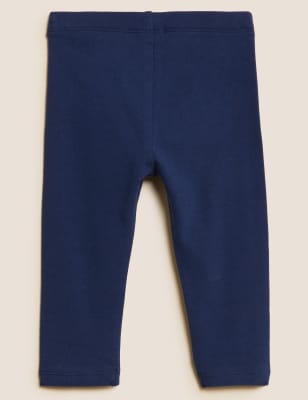 

M&S Collection Leggings de algodón con estampado de animales del bosque (0-3 años) - Navy, Navy