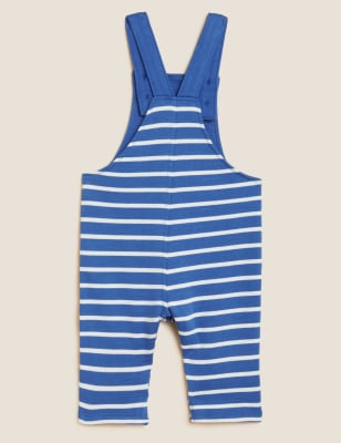 

M&S Collection Peto de algodón con diseño de dinosaurio (0-3 años) - Blue, Blue