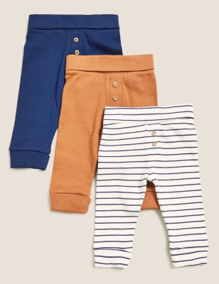 

Boys M&S Collection 3pk Cotton Rich Leggings (0-3 Yrs) - Multi, Multi