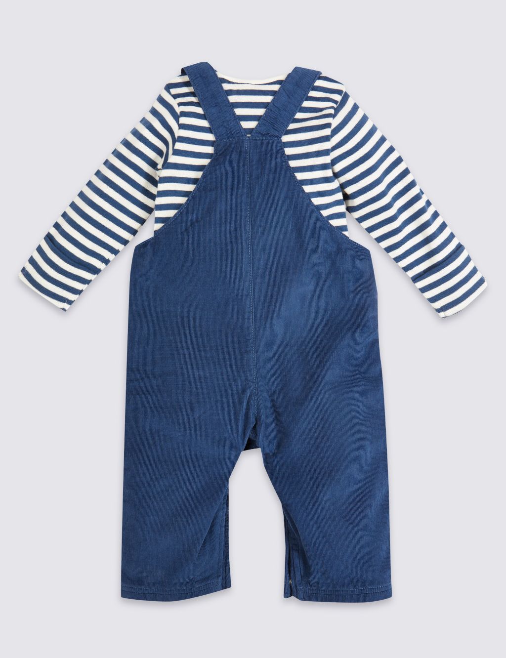 2pc Pure Cotton Dungarees Outfit (7lbs-36 Mths) image 2