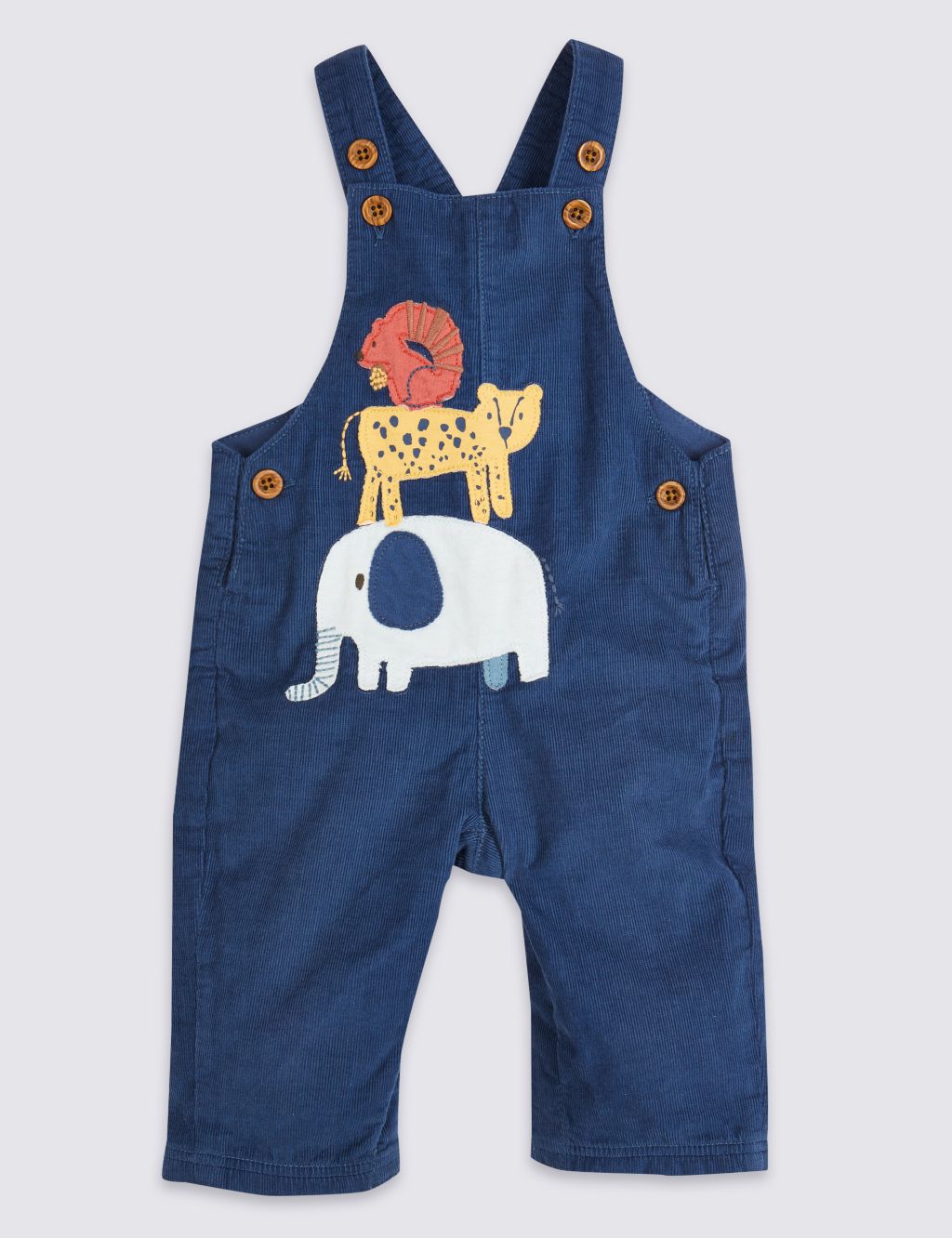 2pc Pure Cotton Dungarees Outfit (7lbs-36 Mths) image 3