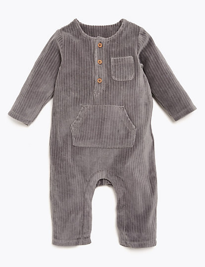 Cotton Cord All in One Romper Suit (0-3 Yrs)
