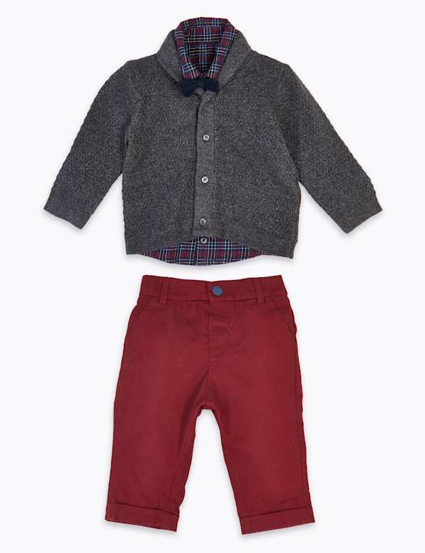 Baby Clothes Shoes Accessories Ex M S Baby Boy 2 Piece Dungaree