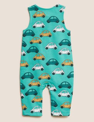 

Boys M&S Collection Cotton Rich Transport Print Dungarees (0-3 Yrs) - Turquoise, Turquoise