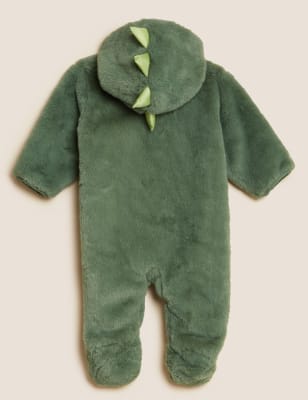 

Boys M&S Collection Dinosaur Pramsuit (0-1 Yrs) - Green Mix, Green Mix