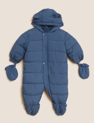 Hooded snowsuit for on sale baby