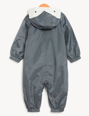

Unisex,Boys,Girls M&S Collection Penguin Puddlesuit (0-3 Yrs) - Charcoal Mix, Charcoal Mix