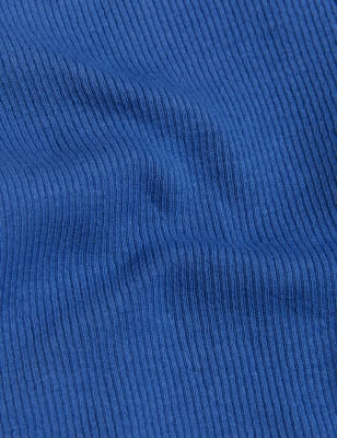 

Boys M&S Collection Cotton Rich Leggings (0-3 Yrs) - Blue, Blue