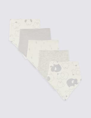 Balen&iacute; 5&nbsp;ks brynd&aacute;ků se zv&iacute;ř&aacute;tky z&nbsp;organick&eacute; bavlny