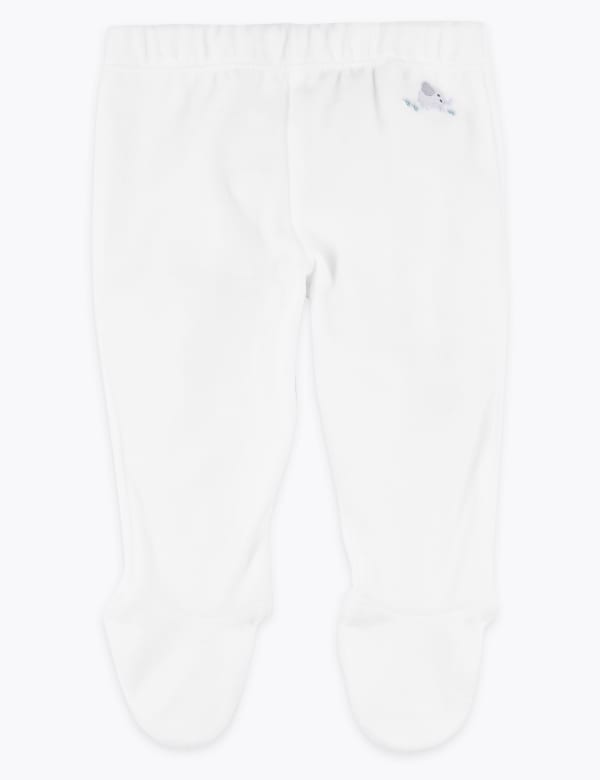 Organic Cotton Velour Crawlers (7lbs-12 Mths)