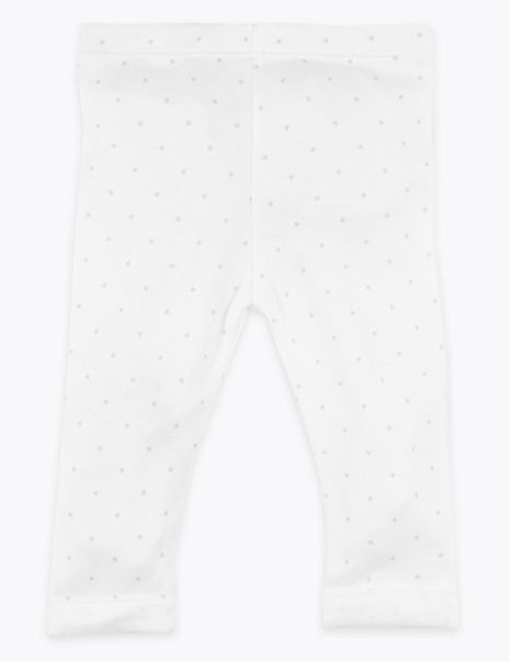 Organic Cotton Star Design Leggings | M&S