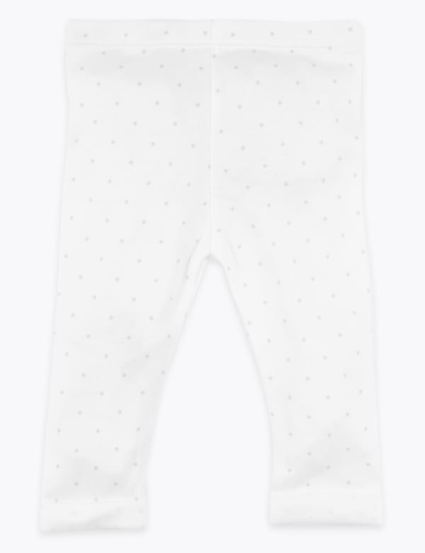 Organic Cotton Star Design Leggings (7lbs-12 Mths)