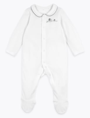 collared sleepsuit