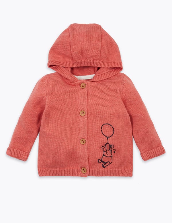 Cotton Winnie the Pooh & Friends™ Cardigan (7lbs-3 Yrs)