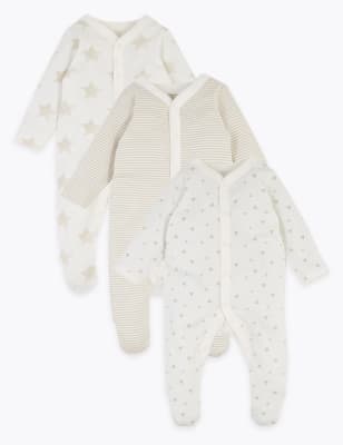 marks and spencer baby sleepsuits