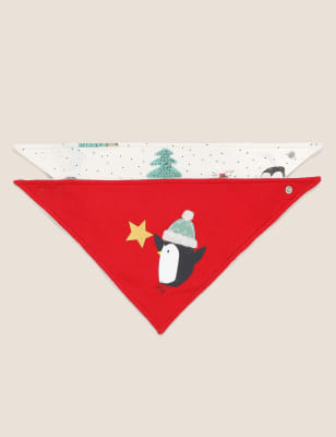 christmas bandana bibs