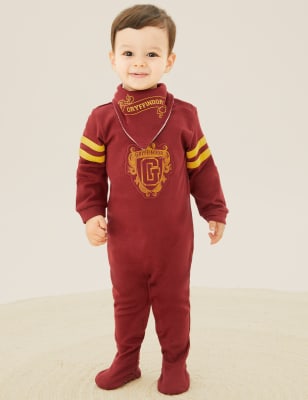 

M&S Collection 2er-Pack Schlafanzüge aus reiner Baumwolle mit Harry Potter™-Motiv (0-3 Jahre) - Red Mix, Red Mix