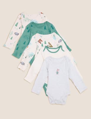 

Unisex,Boys,Girls M&S Collection 5pk Pure Cotton Winnie the Pooh™ Bodysuits (61/2lbs - 3 Yrs) - Cream Mix, Cream Mix