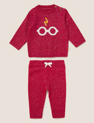 2pc Harry Potter™ Knitted Outfit (7lbs-3 Yrs) - QA