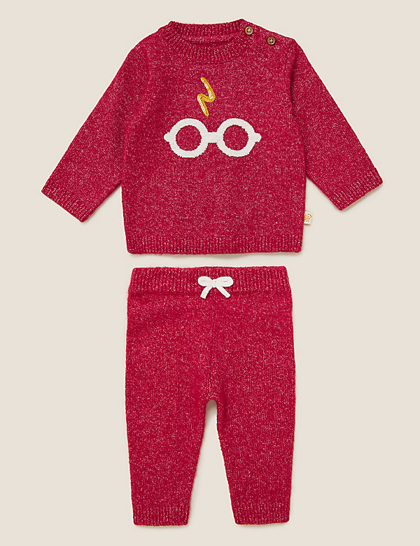 2pc Harry Potter™ Knitted Outfit (7lbs-3 Yrs) - SA
