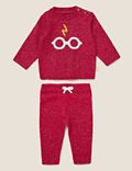 2-teiliges Strick-Outfit mit Harry Potter™-Motiv (3,2 kg –3 Jahre)