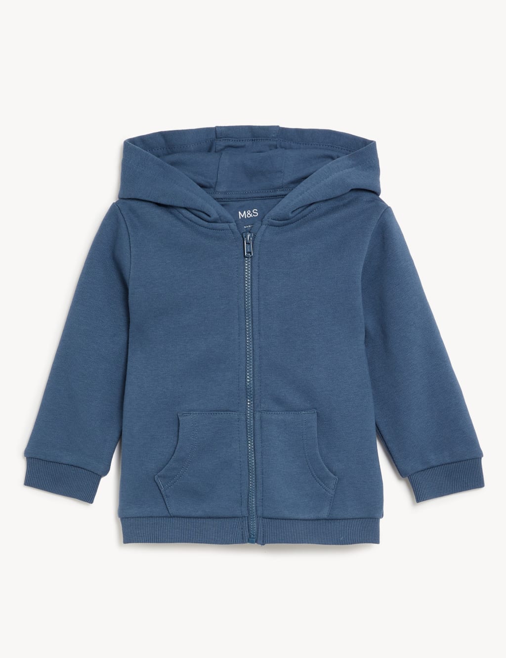 Cotton Rich Zip Hoodie (0-3 Yrs) image 1