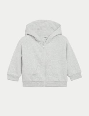 Cotton Rich Zip Hoodie (0-3 Yrs)