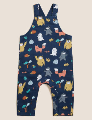 

Unisex,Boys,Girls M&S Collection Cotton Rich Woodland Dungarees (0-3 Yrs) - Indigo Mix, Indigo Mix