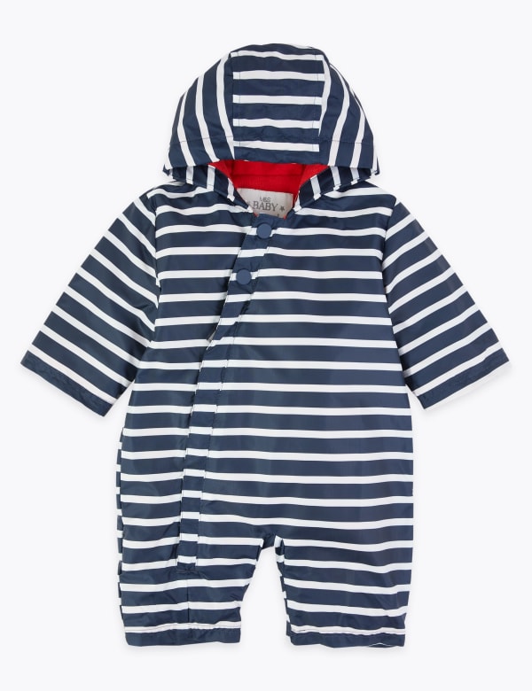 Striped Puddle Suit (0-3 Yrs)