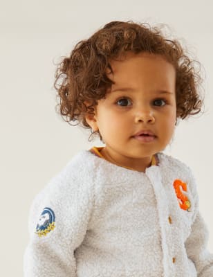 

M&S Collection Bomberjacke mit Snoopy™-Motiv (0-3 Jahre) - Cream Mix, Cream Mix