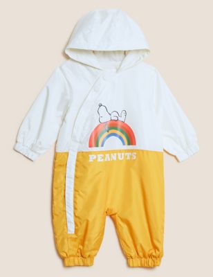 

Unisex,Boys,Girls M&S Collection Snoopy™ Puddlesuit (0-3 Yrs) - Cream Mix, Cream Mix