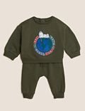 Cotton Rich Velour Snoopy™ Outfit (0-3 Yrs)
