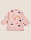 Cotton Rich Love Heart Sweatshirt (0-3 Yrs)