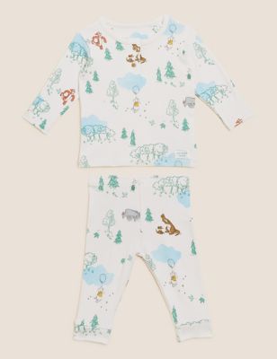 

Unisex,Boys,Girls M&S Collection 2pc Winnie the Pooh™ Cotton Rich Outfit (0-3 Yrs) - Cream Mix, Cream Mix