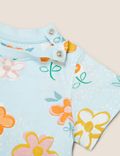 Organic Cotton Floral T-Shirt (0-3 Yrs)