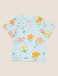 Organic Cotton Floral T-Shirt (0-3 Yrs)