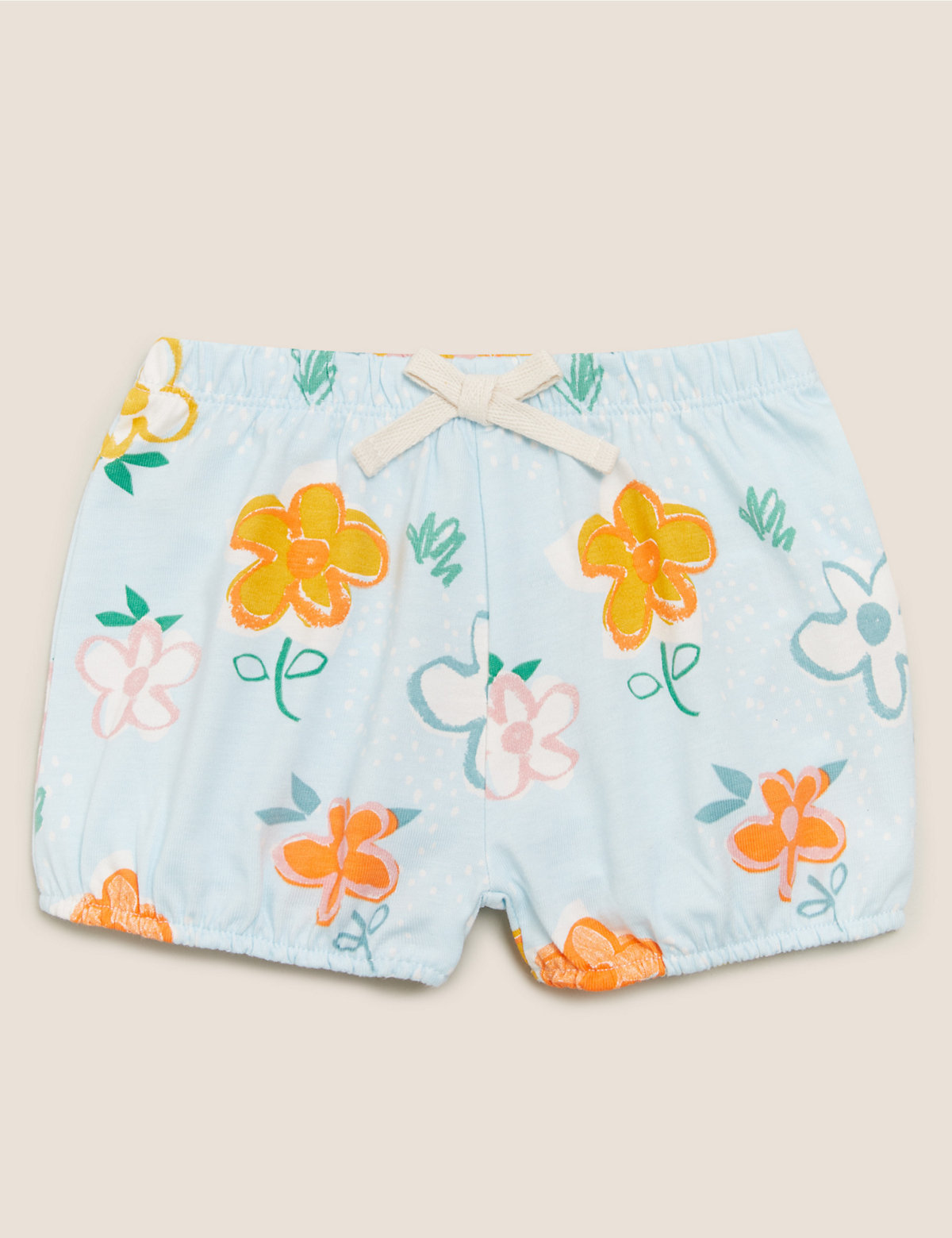 Organic Cotton Floral Shorts