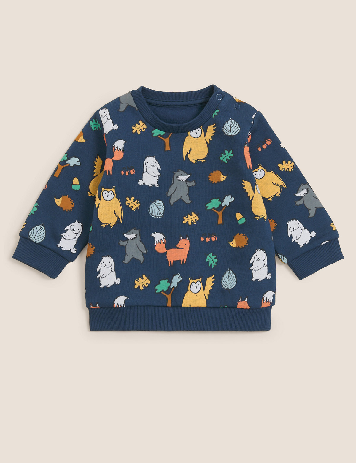 Cotton Rich Woodland Sweater (0-3 Yrs)