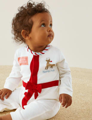 

Unisex,Boys,Girls M&S Collection Pure Cotton Christmas All in One (0-3 Yrs) - Ivory Mix, Ivory Mix