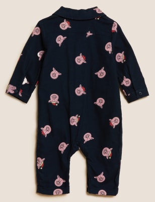 

Unisex,Boys,Girls M&S Collection Pure Cotton Percy Pig™ Romper (0-3 Yrs) - Navy Mix, Navy Mix